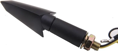 Vista 2 de Black Arrow Long Stem Turn Signals LED Lights Blinkers Indicators Compatible for Kawasaki Ninja H2R