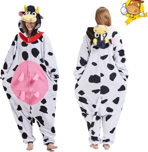 Vista 6 de Pijama unisex de una sola pieza para cosplay, disfraz de Halloween