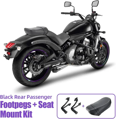 Vista 2 de Kit de estriberas y asiento de pasajero para Kawasaki Vulcan 650 VN650 2015-2025
