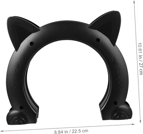 Vista 7 de GALPADA Túnel de puerta para gatos para uso interior, puerta de acceso para mascotas para gatos y perros, resistente a la intemperie y espacios
