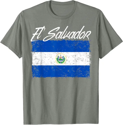 Vista 32 de Camiseta Salvadoreña Bandera El Salvador