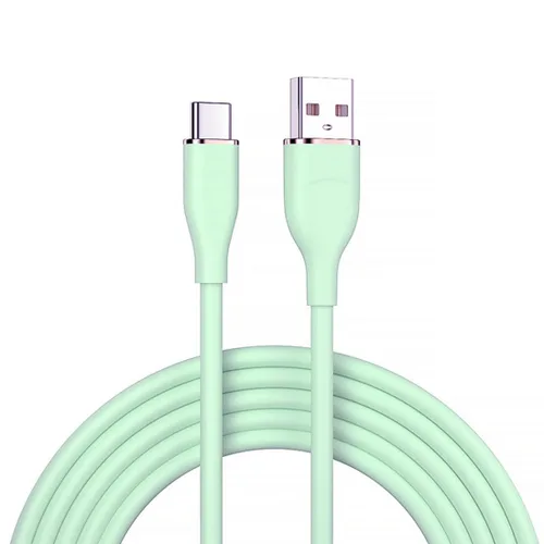 Vista 11 de chenyang USB A to C Silicone Cable,USB 2.0 Type C PD 15W Fast Charge Data Extension Cable Compatible with iPhone 15 Black 3.28FT/1.0M