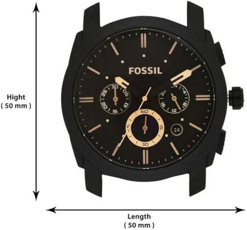 Vista 7 de Fossil Reloj cronógrafo Machine de cuarzo de acero inoxidable para hombre Negro marrón