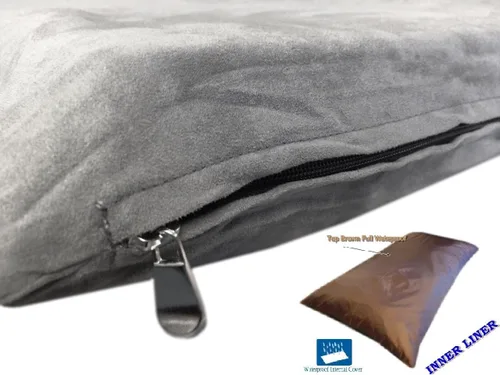 Vista 9 de DIY Do it yourself resistente, duradero y cómodo, lujosa cama suave para mascota, cobertor, almohada cama y forro interior, impermeable resistente