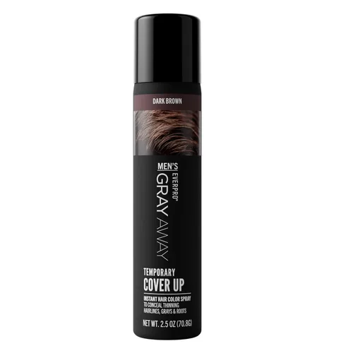 Vista 8 de Gray Away - Spray instantáneo para cubrir raíces para hombre, negro, 2.5 onzas