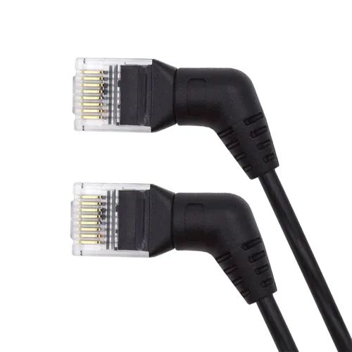 Vista 13 de cablecc Cable giratorio macho CAT6 UTP macho a macho RJ45 8P8C 1000Mbps para red LAN Ethernet 25CM