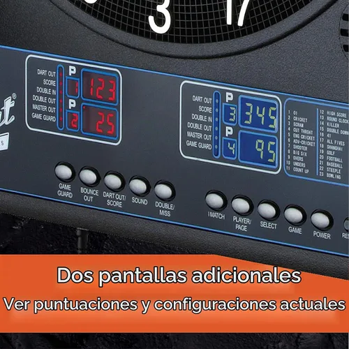 Vista 6 de Fat Cat Electronx Diana electrónica de punta suave con gabinete.