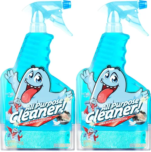 Vista 15 de Botella de spray de viaje con tapa de microfibra - Limpiador multiusos - Fresco (paquete de 2)
