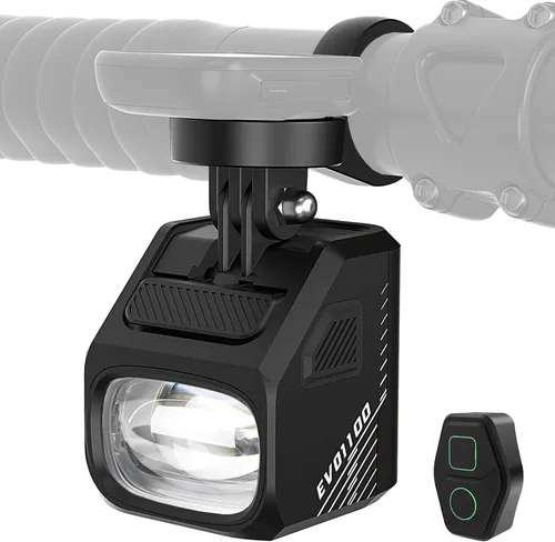 Vista 7 de Magicshine EVO 1100 Smart Bike Light with Cut-Off Beam – Glare-Free USB-C Rechargeable Bicycle Headlight, Underneath Mount Compatible with Garmin