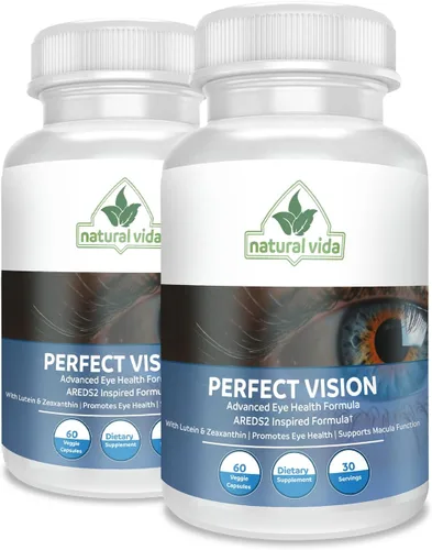 Vista 2 de Perfect Vision AREDS2 - Fórmula inspirada en AREDS2, suplemento de visión para mejorar la visión, complejo de luteína y zeaxantina