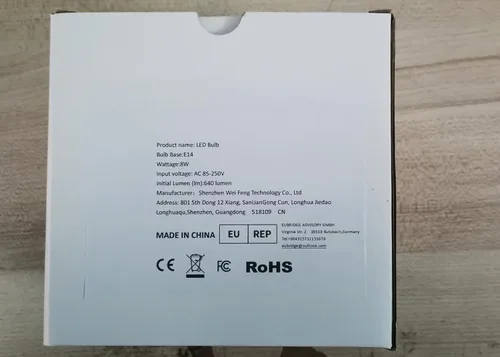 Vista 7 de Paquete de 2, 8W 2800-3200k E14 Bombilla LED de maíz de ahorro de energía para lámpara de techo de pared (blanco cálido)