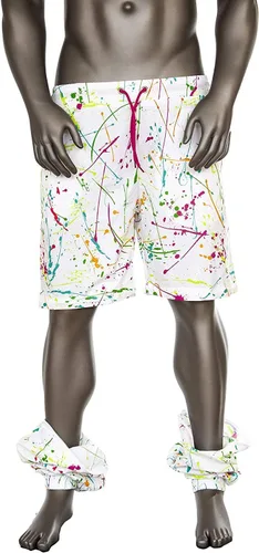 Vista 5 de Funny Guy Mugs 80s & 90s Retro Neon Windbreaker Pants