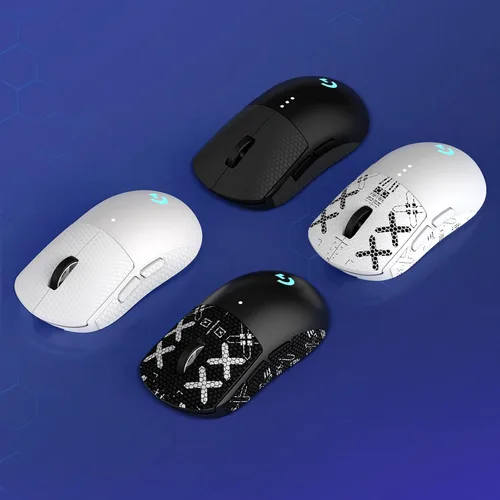 Vista 7 de JINGDU Funda antideslizante compatible con Logitech G PRO Wireless Gaming Mouse, cinta de agarre antideslizante, agarre a prueba de sudor, cubierta