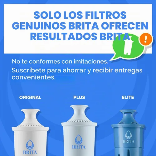 Vista 8 de Brita Jarra de filtro de agua de todo el día, blanco, grande, 10 taza, 1 cuenta