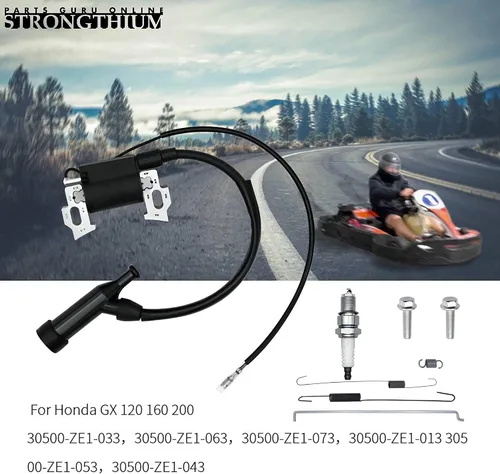 Vista 4 de STRONGTHIUM 212cc GX160 Bobina de encendido Assemlby Kit de resorte de retorno del acelerador para Predator 212 224cc Honda GX200 GX120 GX140