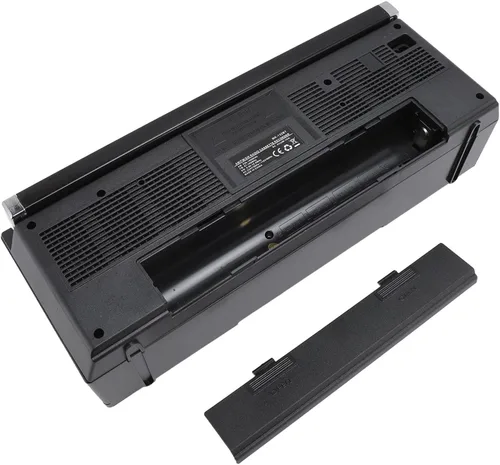 Vista 4 de Reproductor de casete portátil, Retro Blueooth, AM FM SW Radio estéreo reproductor de cinta de casete con altavoz grande y conector