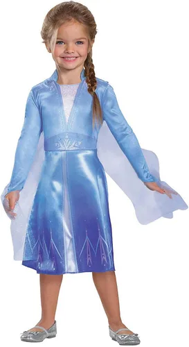 Vista 2 de Disguise Frozen Elsa - Disfraz de viaje para niñas 3T/4T