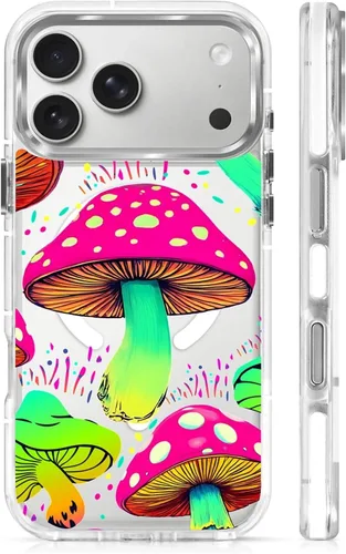 Vista 100 de Funda para iPhone 13 Pro, transparente con bonito patrón de tiburón azul, compatible con Magsafe funda protectora suave para mujeres y niñas (blanco)