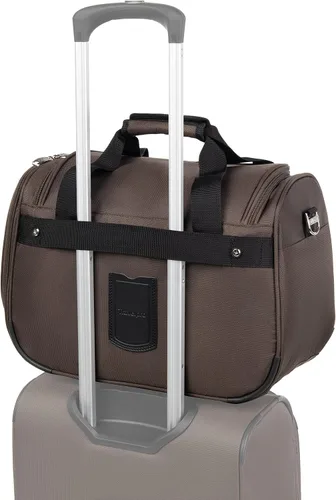 Vista 8 de Travelpro Luggage Maxlite 5 Juego de 2 piezas Bolsa suave y Rollaboard de 22 pulgadas, Moca
