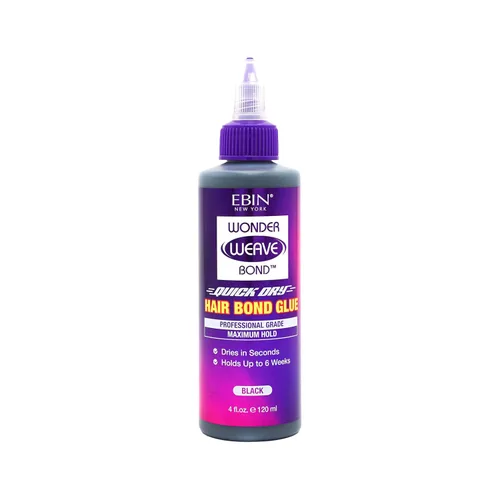 Vista 7 de EBIN NEW YORK Wonder Weave Bond - Pegamento para el cabello, color negro, 1