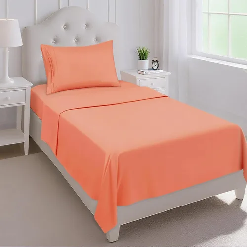Vista 83 de Mejoroom Juego de sábanas tamaño individual – Sábanas individuales de Hotel Collection – Sábanas y fundas de almohada con sábana bajera de bolsillo