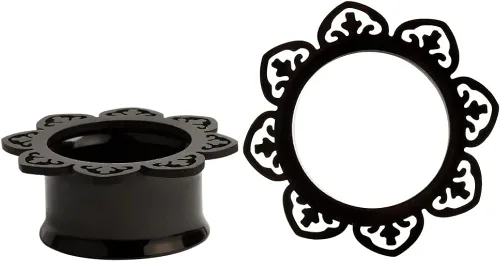 Vista 4 de KUBOOZ 2017 - Expansor de acero inoxidable para oreja, tapón con diseño de espigas, 8-25mm
