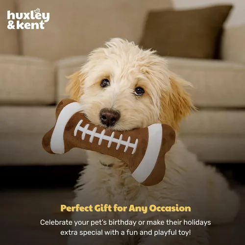 Vista 9 de Huxley & Kent Juguete Divertido para Perros con Chirriador – Juguetes Chirriantes de Felpa Power Plush para Perros Pequeños, Medianos y Grandes