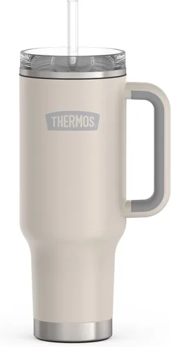 Vista 14 de THERMOS Taza Portavasos de Acero Inoxidable - 40 Onzas, Verde Alpino - Vaso Térmico con Tapa y Popote, Además de Cierre Deslizante Resistente a Fugas