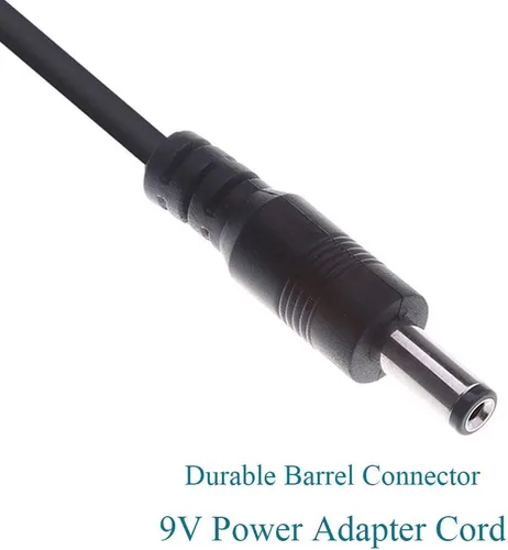 Vista 6 de 9V 850mA Adaptador de corriente de CA para Casio LK230 LK-230 Cargador de pared de teclado Cable de fuente de alimentación PSU