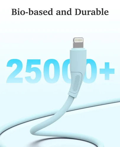 Vista 2 de 6Pack(3/3/6/6/6/10 pies) Original [Certificado Apple MFi] Cable de carga Lightning para iPhone, cable de carga rápido para iPhone, compatible