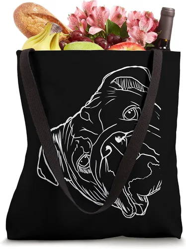 Vista 4 de Funny Dog Bulldog Inglés Bolsa de mano