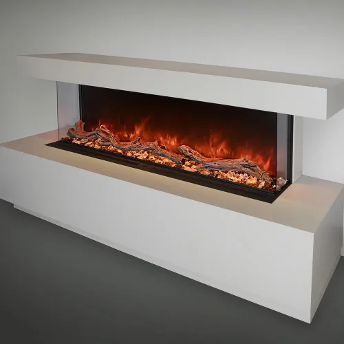 Vista 4 de Modern Flames Chimenea eléctrica Landscape Pro Multi de 44 pulgadas para montaje en pared - LPM-4416