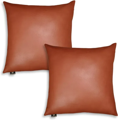 Vista 74 de Funda de almohada de cuero de cordero 100% cuero de cordero – Funda de cojín para sofá – Fundas decorativas para sala de estar y dormitorio, cuero