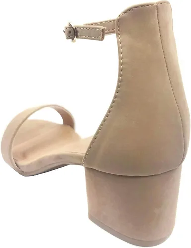 Vista 4 de TOP Moda Darcie-1 - Sandalias de tacón alto con correa al tobillo, suela antideslizante, para bodas, fiestas, bailes, ropa de noche o cualquier