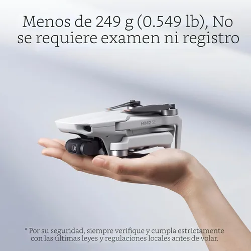 Vista 2 de DJI Mini 2 SE, dron mini liviano con video QHD, transmisión de video máxima de 10 km, tiempo de vuelo de 31 minutos, menos de 249 g, retorno