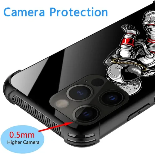 Vista 5 de ZHEGAILIAN Funda para iPhone 15 Pro Max, protección de grado militar, esquinas a prueba de golpes, funda antiarañazos para iPhone 15 Pro Max