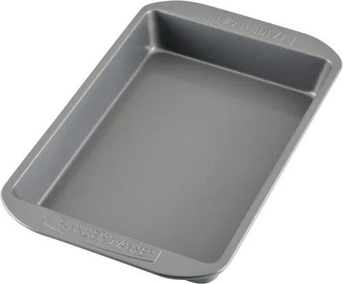 Vista 11 de Farberware Moldes antiadherentes para hornear, molde antiadherente para tartas, rectangular, 9 x 13 pulgadas, color gris, (paquete de 6)