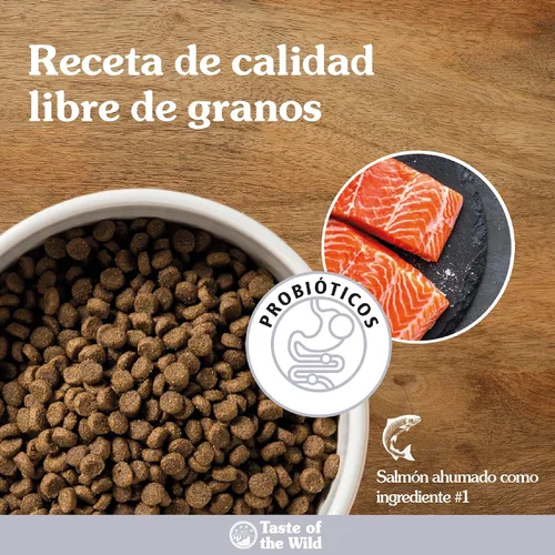 Vista 3 de Taste of the Wild Pacific Stream - Alimento seco para cachorros, salmón