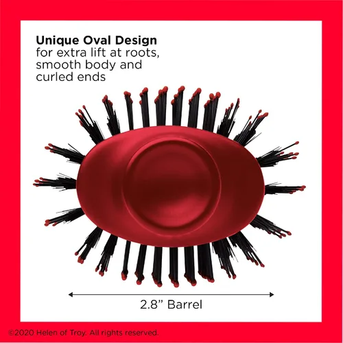 Vista 2 de REVLON One-Step Volumizer Original 1.0 Secador de pelo y cepillo de aire caliente, rojo