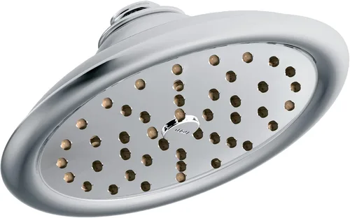 Vista 8 de Moen S6310BN ExactTemp - Cabezal de ducha de lluvia de una función de 7 pulgadas con tecnología de inmersión a un caudal de 2.5 GPM, níquel cepillado