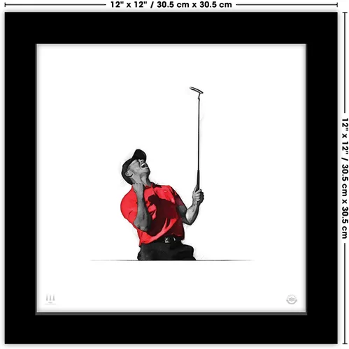 Vista 6 de Trends International Gallery Pops Tiger Woods - Póster de pared de tigre, 12 x 12 pulgadas, versión de marco negro