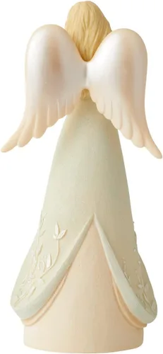 Vista 2 de Enesco Foundations New Mom Angel Holding Baby - Figura de bebé, 7.5 pulgadas, multicolor