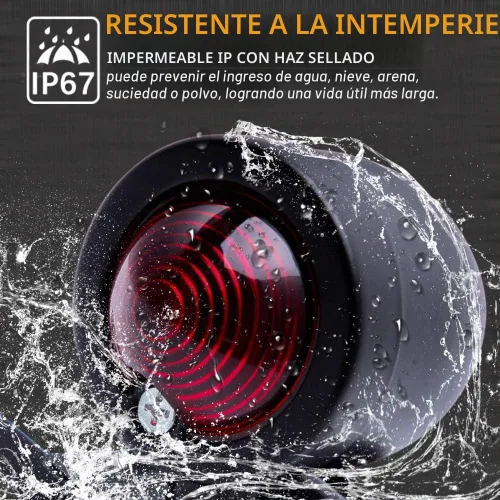 Vista 3 de DREAMIZER Luz trasera de motocicleta negra de 12 V, lámpara de parada de freno con soporte para placa de matrícula compatible con Bobber Chopper