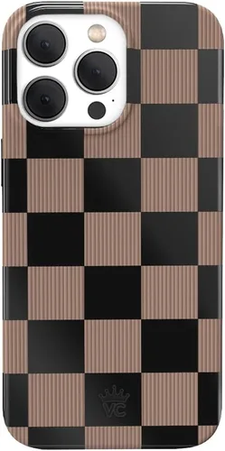 Vista 105 de VELVET CAVIAR Funda compatible con MagSafe para iPhone 15, probada en caídas de 10 pies, estampado de leopardo y amatista morada