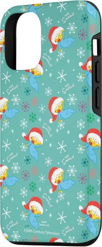 Vista 2 de iPhone 14 The Simpsons Maggie Simpson Santa Hat Christmas Holiday Case