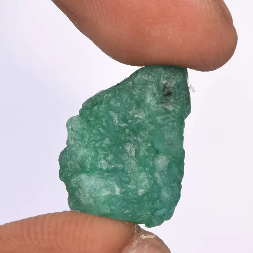 Vista 2 de GEMHUB Piedra de cristal curativa esmeralda verde natural de 11.00 quilates, piedra esmeralda esmeralda cruda rara, Gema, Zambian - esmeralda verde