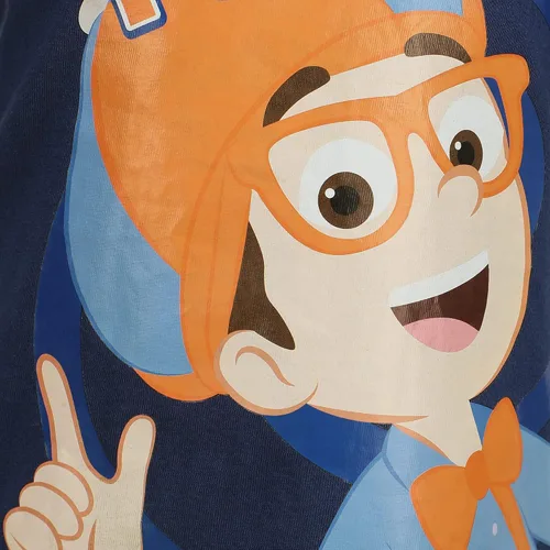 Vista 3 de Blippi Boys 2 Piece Short Sleeve T-Shirt and Pant Set for Toddler and Big Kids