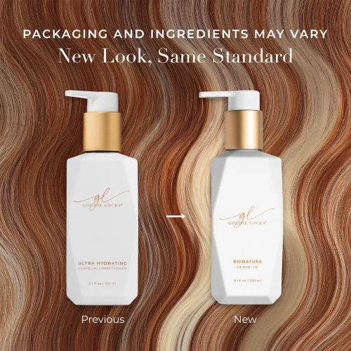 Vista 2 de Goldie Locks Acondicionador sin enjuague Signature – Hidrata y controla el encrespamiento – Hidratación diaria ligera – Seguro para extensiones