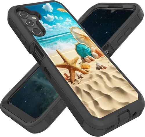 Vista 17 de Diseñada para Galaxy A17 5G de 6.7 pulgadas, resistente, resistente y duradera, a prueba de golpes, híbrida de doble capa, funda protectora de doble