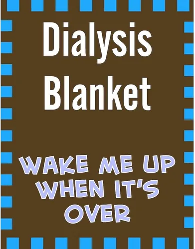 Vista 2 de CafePress Manta de diálisis 1 manta de forro polar súper suave, 60 x 50 pulgadas